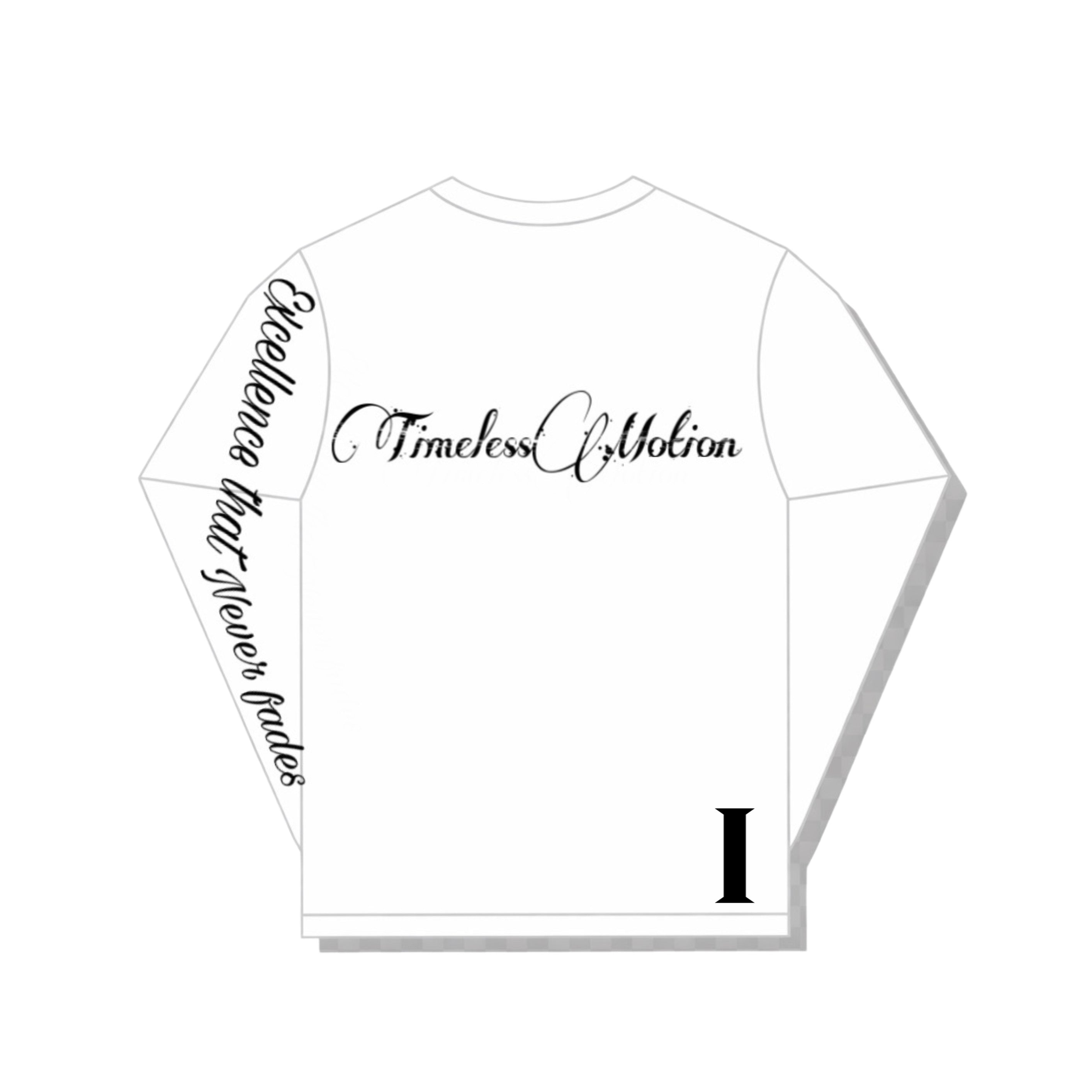 TimelessMotion Longsleeve Wit/Zwart — Unisex