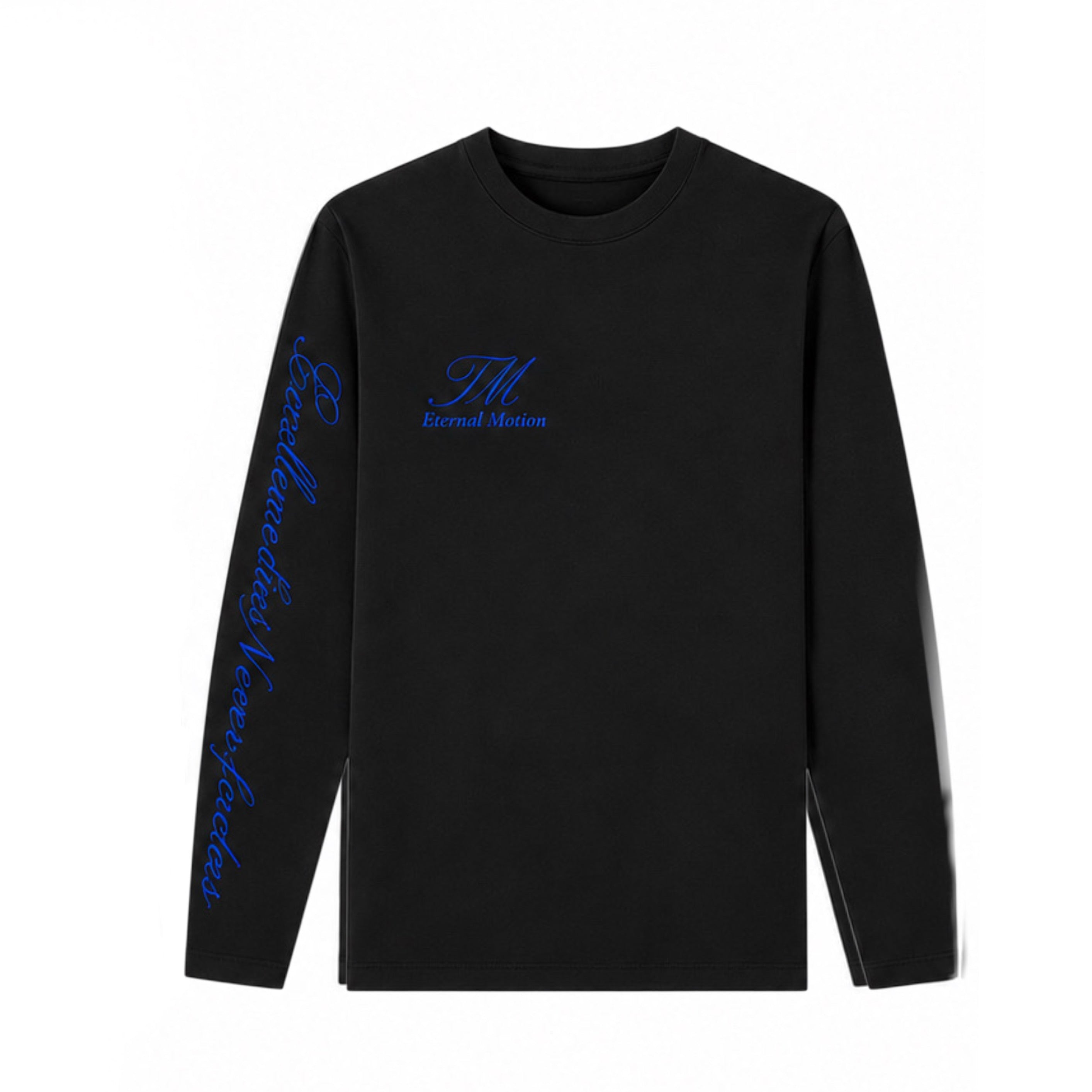 TimelessMotion Longsleeve Zwart/Blauw — Unisex