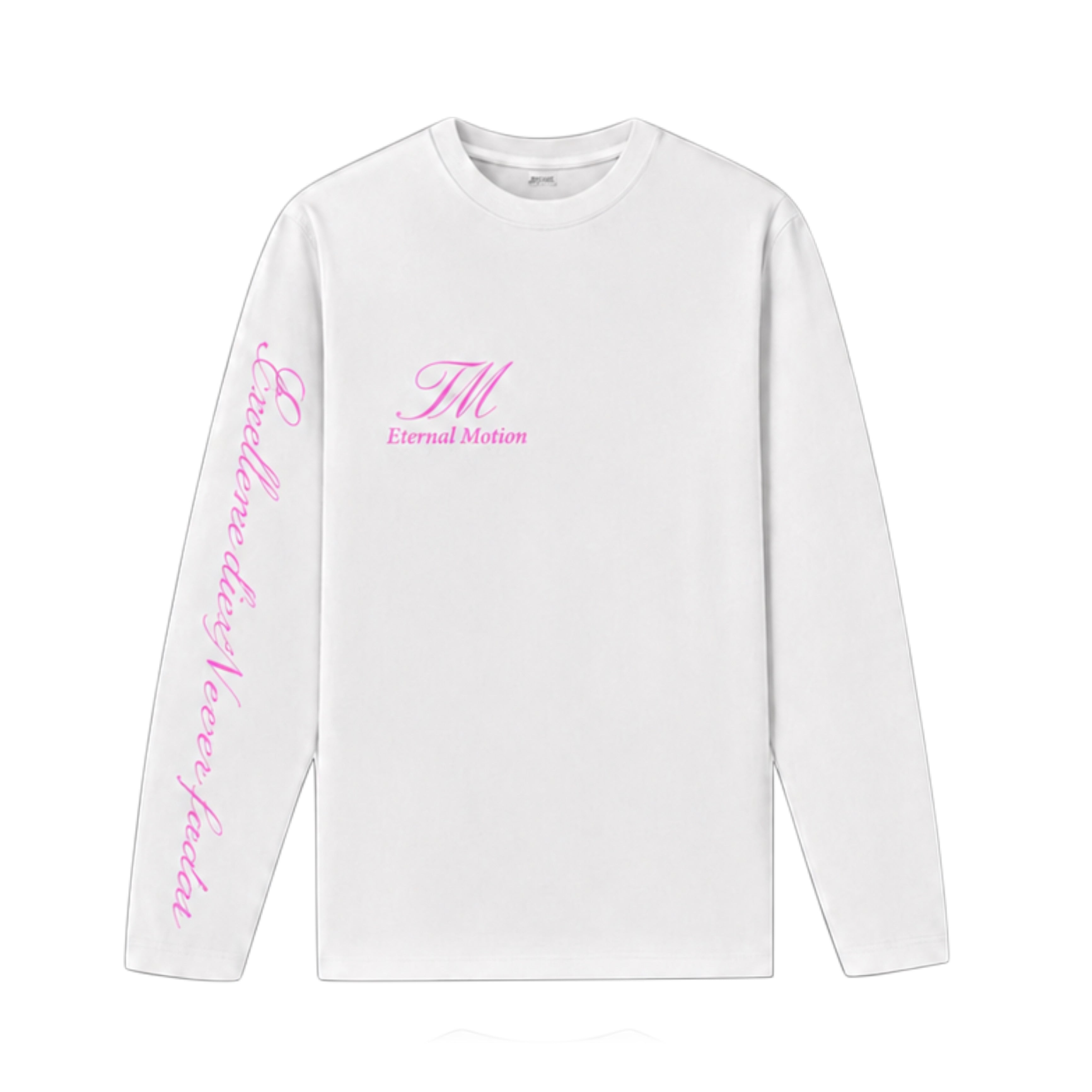 TimelessMotion Longsleeve Wit/Roze — Unisex