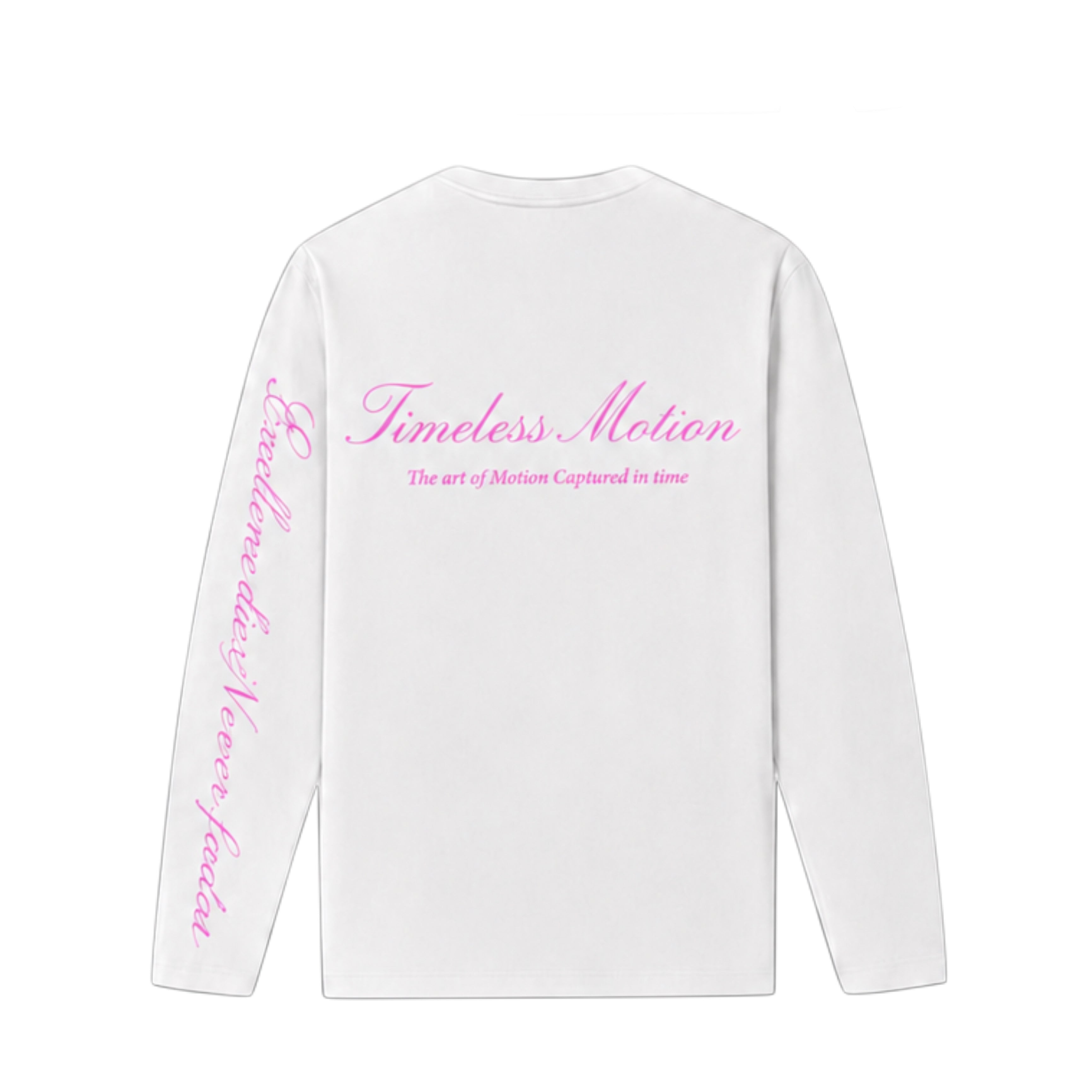 TimelessMotion Longsleeve Wit/Roze — Unisex