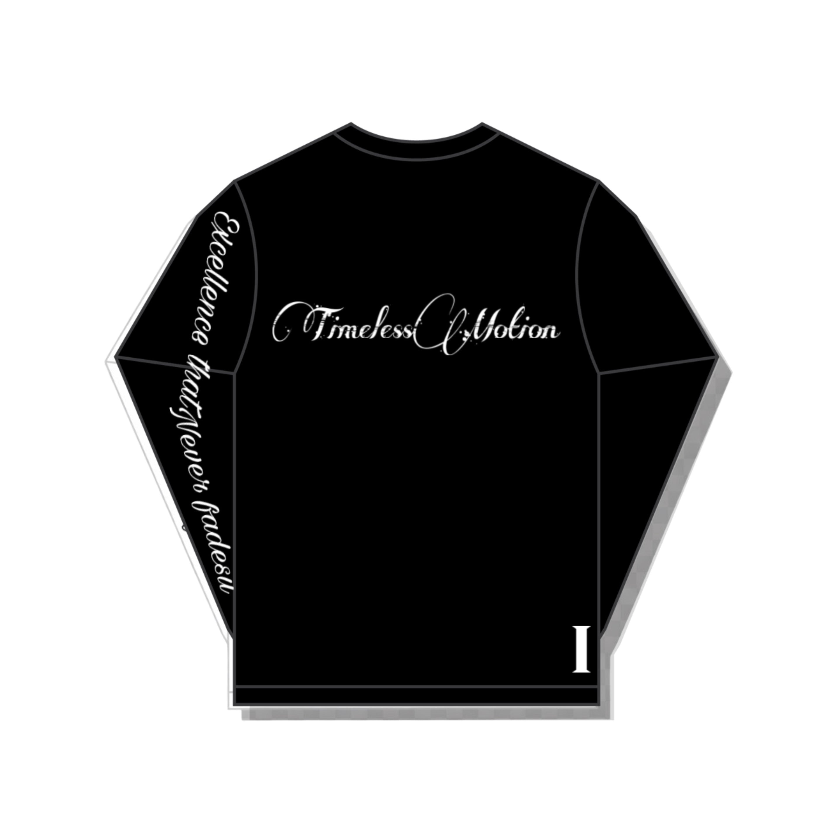 TimelessMotion Longsleeve Zwart/Wit — Unisex