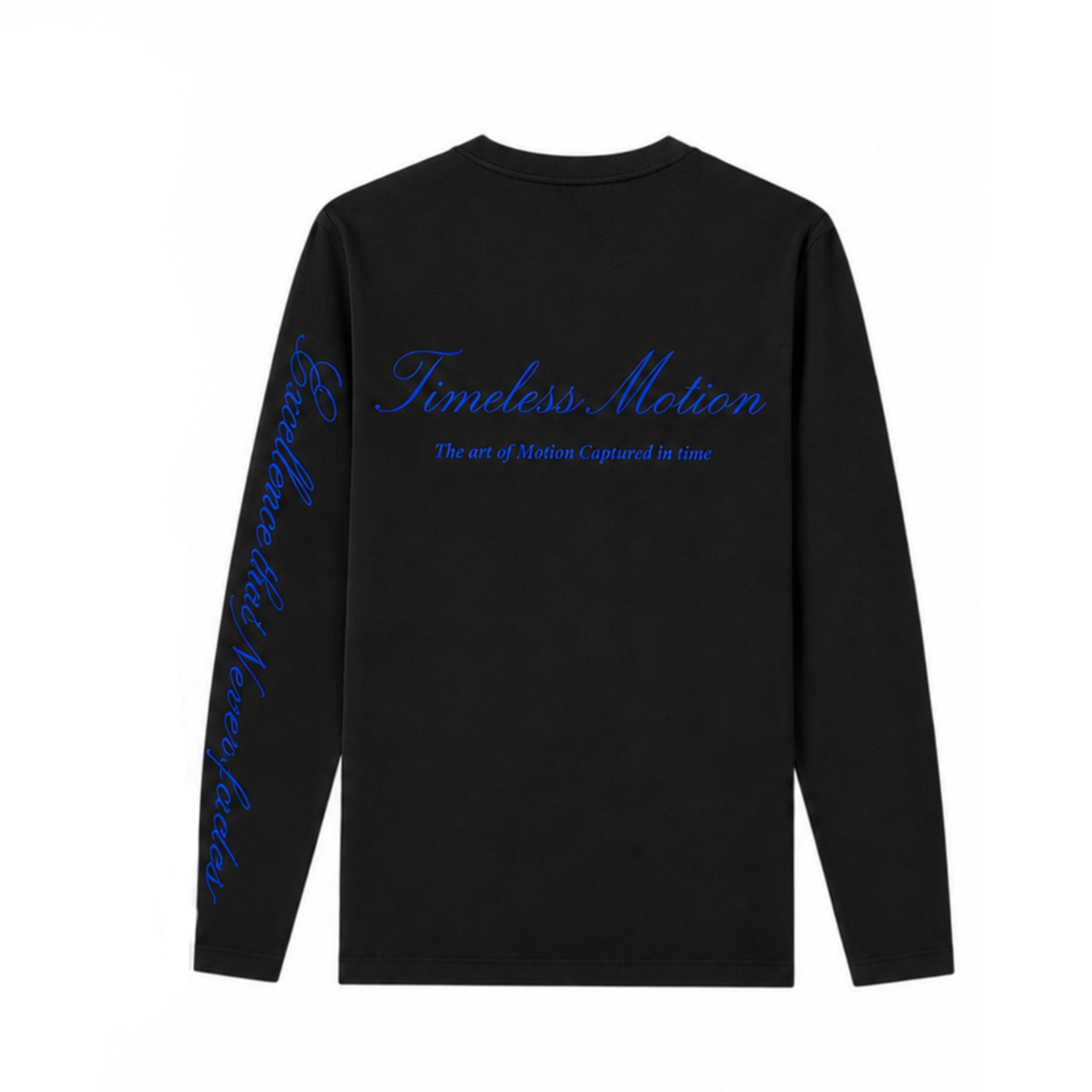 TimelessMotion Longsleeve Zwart/Blauw — Unisex